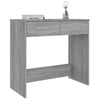 Grauer Schreibtisch Carolina 80x40x75cm (Holz)