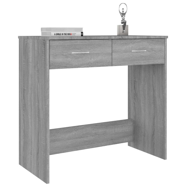 Grauer Schreibtisch Carolina 80x40x75cm (Holz)