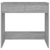 Grauer Schreibtisch Carolina 80x40x75cm (Holz)