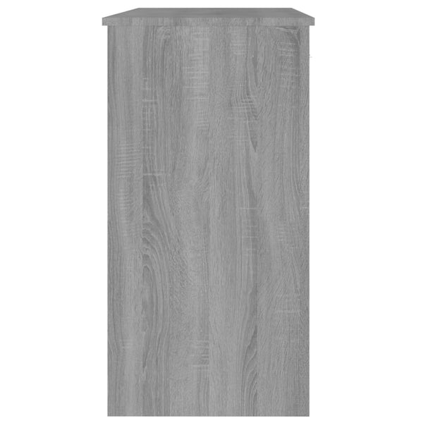 Grauer Schreibtisch Carolina 80x40x75cm (Holz)
