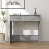 Grauer Schreibtisch Carolina 80x40x75cm (Holz)