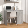 Grauer Schreibtisch Bello 100x50x76cm (Holz)