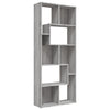 Graues Bücherregal Ilda 67x24x161cm (Holz)