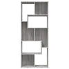 Graues Bücherregal Ilda 67x24x161cm (Holz)