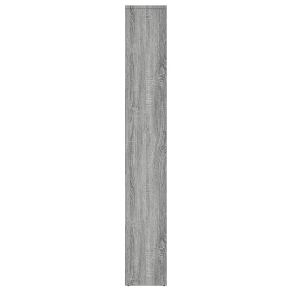 Graues Bücherregal Ilda 67x24x161cm (Holz)