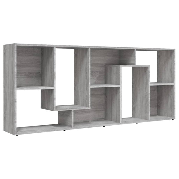 Graues Bücherregal Ilda 67x24x161cm (Holz)