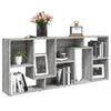 Graues Bücherregal Ilda 67x24x161cm (Holz)