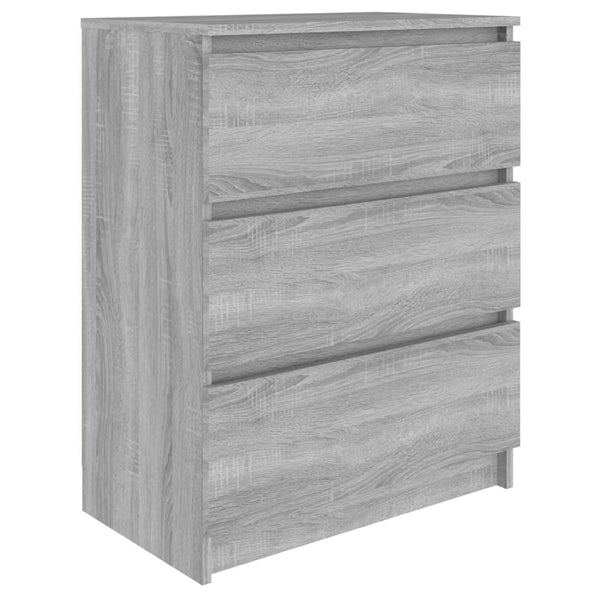Graues Sideboard Baiadera 60x35x76cm (Holz)
