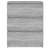 Graues Sideboard Baiadera 60x35x76cm (Holz)