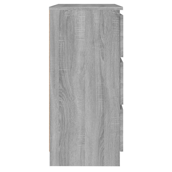 Graues Sideboard Baiadera 60x35x76cm (Holz)