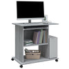 Grauer Computertisch Tasita 80x50x75cm (Holz)
