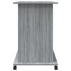 Grauer Computertisch Tasita 80x50x75cm (Holz)