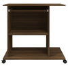 Brauner Computertisch Tasita 80x50x75cm (Holz)