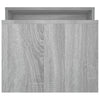 Graues Couchtisch-Set Geralyn 100x48x40cm (Holz)