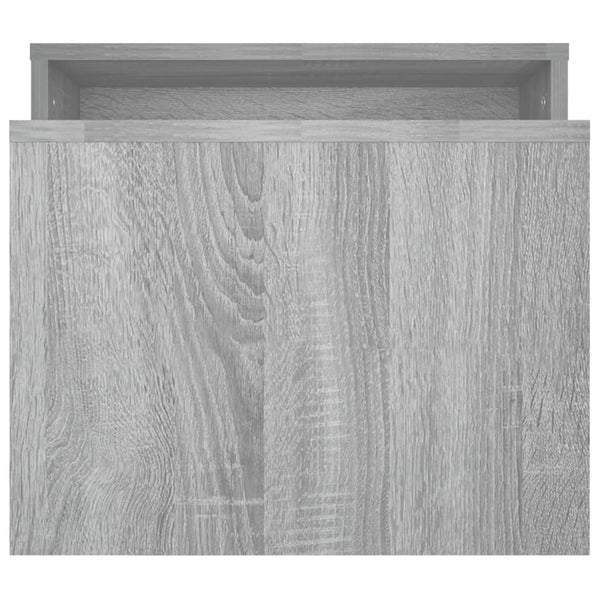 Graues Couchtisch-Set Geralyn 100x48x40cm (Holz)