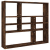 Wildeiche Wandregal Ispasia 90x16x78cm (Holz)