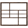 Wildeiche Wandregal Ispasia 90x16x78cm (Holz)