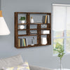 Wildeiche Wandregal Ispasia 90x16x78cm (Holz)