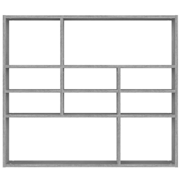 Graues Wandregal Ispasia 90x16x78cm (Holz)
