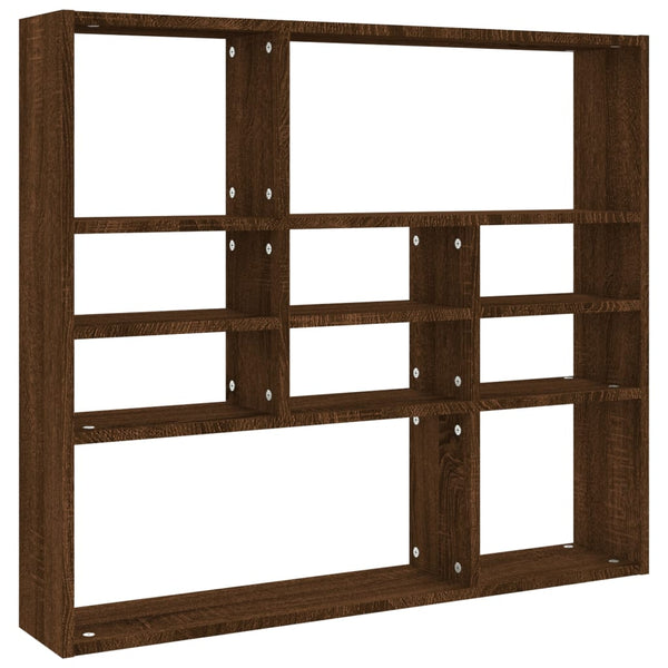 Ruskea seinähylly Ispasia 90x16x78cm (lastulevy)