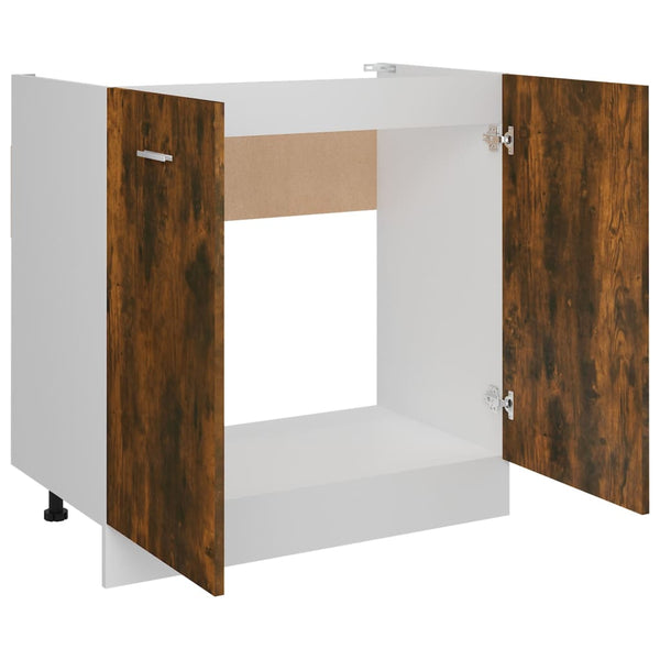 Waschbeckenunterschrank Savutammi Pompilas 80x46x81,5cm (Holz)