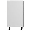 Grauer Waschtischunterschrank Pompilas 80x46x81,5cm (Holz)