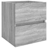 Grauer Waschtischunterschrank Portaru 41x38,5x45cm (Holz)