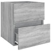 Grauer Waschtischunterschrank Portaru 41x38,5x45cm (Holz)