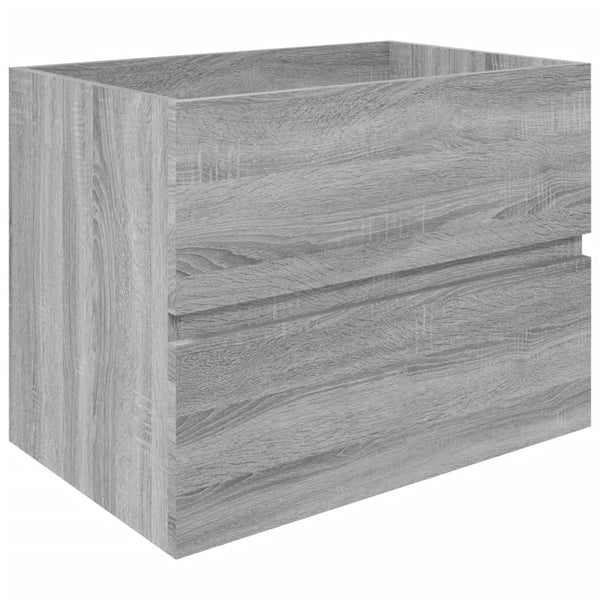 Grauer Waschbeckenunterschrank Portaru 60x38,5x45cm (Holz)