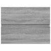 Grauer Waschbeckenunterschrank Portaru 60x38,5x45cm (Holz)
