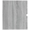 Grauer Waschbeckenunterschrank Portaru 60x38,5x45cm (Holz)