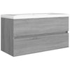 Harmaa allaskaappi Portaru 90x38,5x45cm (puinen)