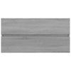Harmaa allaskaappi Portaru 90x38,5x45cm (puinen)