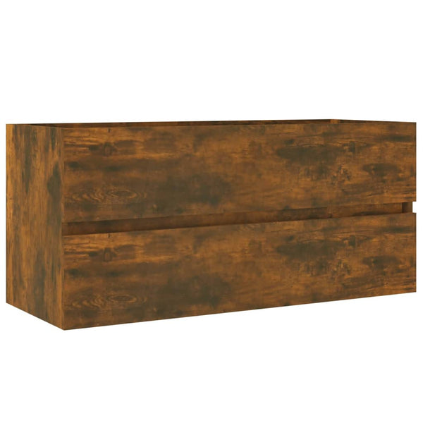 Waschtischunterschrank Eiche geräuchert Portaru 100x38,5x45cm (Holz)