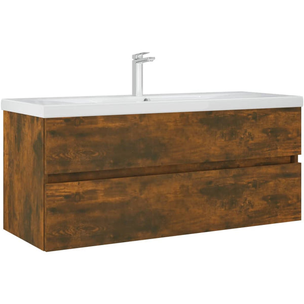 Waschtischunterschrank Eiche geräuchert Portaru 100x38,5x45cm (Holz)