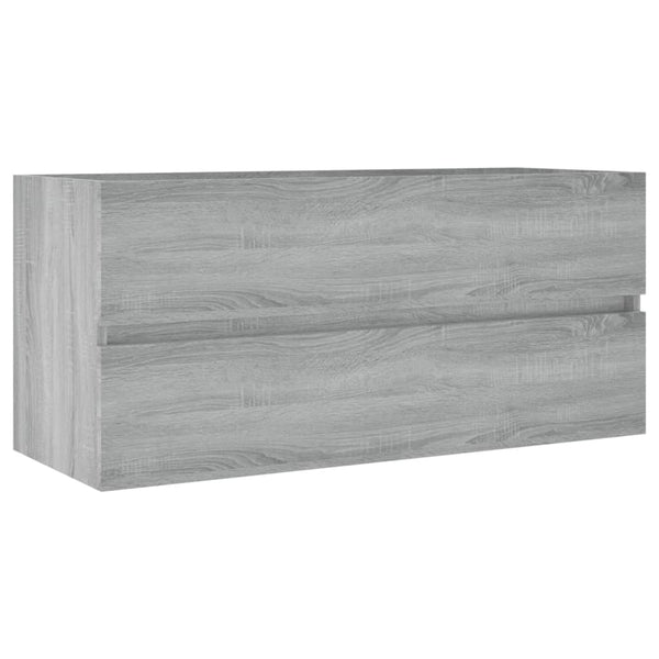 Grauer Waschtischunterschrank Portaru 100x38,5x45cm (Holz)