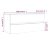 Grauer Waschtischunterschrank Portaru 100x38,5x45cm (Holz)