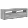 Graues TV-Möbel Athema 120x35x40cm mit LED-Beleuchtung (Sonoma)