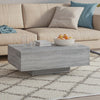 Grauer Couchtisch Carlene 85x55x31cm (Holz)