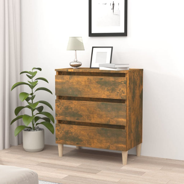 Sideboard Rezuca aus Rauchereiche 60x35x69cm (Holz)