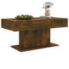Couchtisch Eutalia aus geräucherter Eiche 96x50x45cm (Holz)