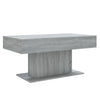 Grauer Couchtisch Eutalia 96x50x45cm (Holz)