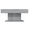 Grauer Couchtisch Eutalia 96x50x45cm (Holz)
