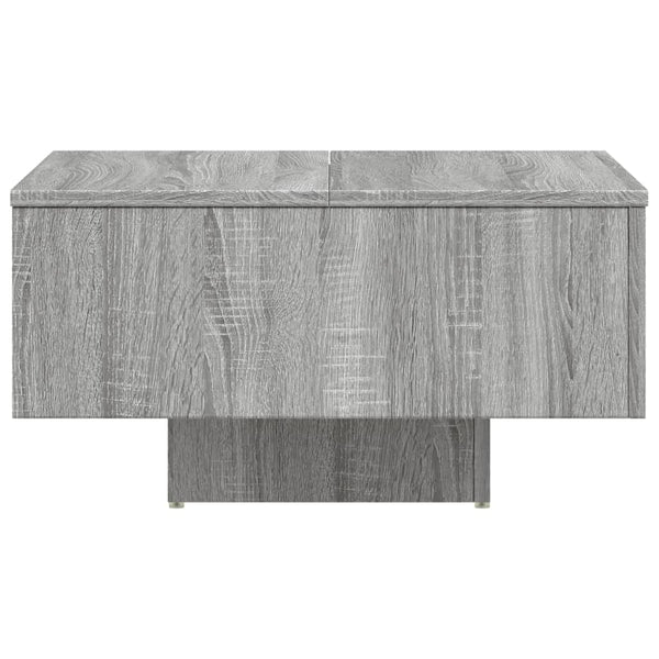 Harmaa sohvapöytä Dorothe 60x60x31,5cm (puinen)