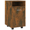 Räuchereiche-Beistellschrank mit Rollen Kaspar 33x38x60cm (Spanplatte)