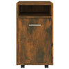 Räuchereiche-Beistellschrank mit Rollen Kaspar 33x38x60cm (Spanplatte)