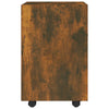 Räuchereiche-Beistellschrank mit Rollen Kaspar 33x38x60cm (Spanplatte)