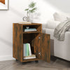Räuchereiche-Beistellschrank mit Rollen Kaspar 33x38x60cm (Spanplatte)