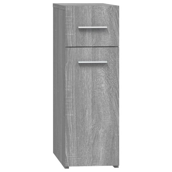 Grauer Apothekerschrank Auruti 20x45,5x60cm (Holz)