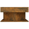 Couchtisch Frederica aus Räuchereiche 57x57x30cm (Holz)